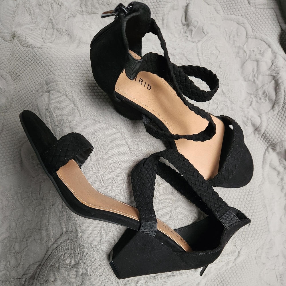 Torrid Black Strap Sandals